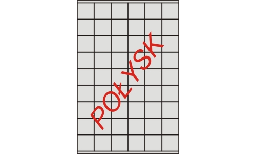 Etykiety samoprzylepne na arkuszach A4 białe błyszczące  35x32